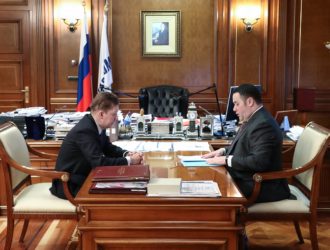 Игорь Руденя и председатель ПАО «Газпром» Алексей Миллер обсудили планы по газификации Тверской области