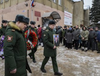 В п. Максатиха простились с погибшим в ходе спецоперации на Украине военнослужащим Максимом Кротовым