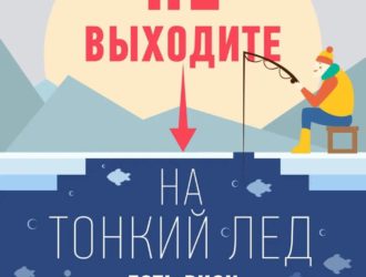 Внимание! Основные правила поведения на льду