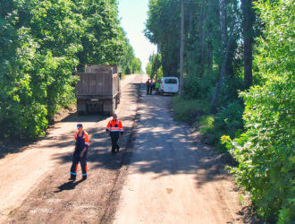 В п. Максатиха начался ремонт автодорог на улицах Кооперативная и Лесотехническая