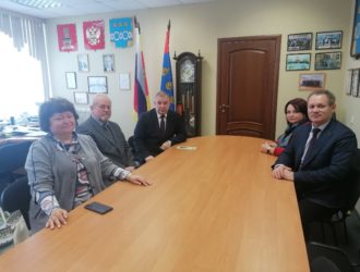 Константин Паскин провел встречу с председателем Тверской областной организации профсоюза работников здравоохранения РФ Вячеславом Греком