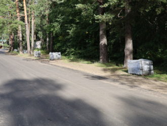 В посёлке Максатиха проводится ремонт автомобильной дороги ул. им. Василенкова