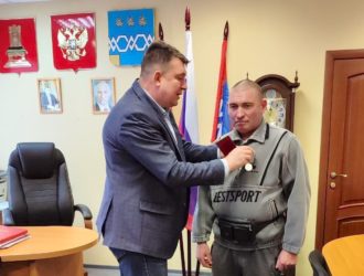 Жителю Максатихинского муниципального округа вручили медаль «За отвагу»