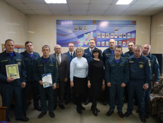 ВРИП Главы Максатихинского округа С.Б.&nbsp;Черкасов поздравил спасателей с профессиональным праздником