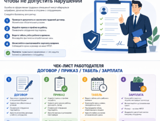 Как правильно оформить сотрудника, чтобы не допустить нарушений