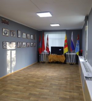 В Максатихе открыли зал патриотов